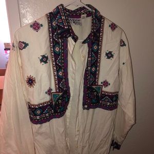 Vintage Western Button Up